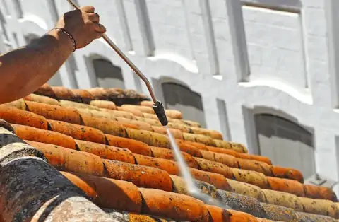 Nettoyage de toitures - Villard-Reculas